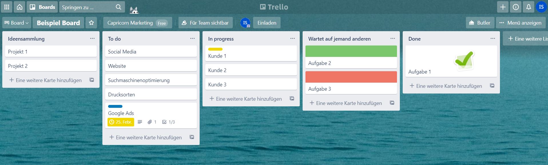 Marketingblog Tools für EPU: Trello