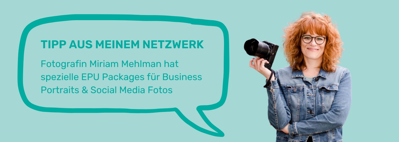 Networking: Fotoshootings für EPU von Miriam Mehlman