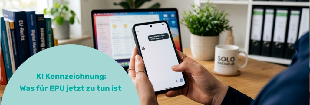 KI Kennzeichnung lt. EU AI Act: was zu tun ist